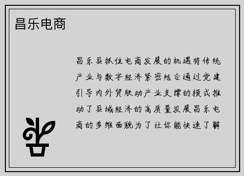 昌乐电商